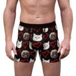 Custom Pet Underwear: Pets Face Men's Boxer Briefs, Dog & Cat Photo Heart Personalized Boxers - Unique Gift Idea il_794xN.5701536682_5brg Custom Pet Underwear: Pets Face Men's Boxer Briefs