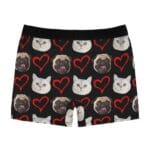 Custom Pet Underwear: Pets Face Men's Boxer Briefs, Dog & Cat Photo Heart Personalized Boxers - Unique Gift Idea il_794xN.5749591519_irox Custom Pet Underwear: Pets Face Men's Boxer Briefs