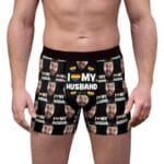 Custom I Love My Husband Boxer Briefs, Personalized Gay Couple Face Photo Underwear, LGBT Husband Gift for Valentine's Day il_794xN.5669191866_700v Gay Husband Anniversary Boxer Briefs