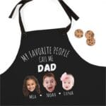 Custom Father's Day Apron - Personalized Gift with Dad's Son and Daughter's Photo - Dad Apron Gift Idea - Customized Cooking Apron for Daddy il_794xN.5944983806_72d6 Personalized Dad Apron - My Favorite People Call Me Dad