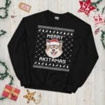 American Akita Ugly Christmas Sweater, American Akita Xmas Sweatshirt, Akita Christmas Gift, Merry Akitamas, American Akita Holiday Gift il_794xN.5388932095_8yqk