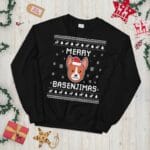 Basenji Christmas Sweater, Basenji Dog Ugly Xmas Sweatshirt, Basenji Owner Holidays Christmas Gift, Merry Basenjimas, African barkless dog il_794xN.3454861629_2lam