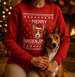 Basenji Ugly Christmas Sweater