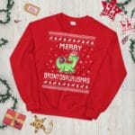 Brontosaurus Ugly Christmas Sweater Brontosaurus Ugly Christmas Sweater
