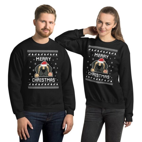 Bullmastiff Dog Ugly Christmas Sweater - Image 2