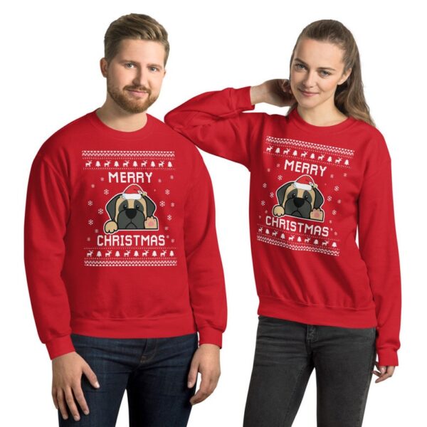 Bullmastiff Dog Ugly Christmas Sweater - Image 3