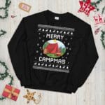 Camping Ugly Christmas Sweater, Camp Lover Xmas Sweatshirt, Campers Christmas Gift, Merry Campmas, Holiday Gift for Camping Lovers il_794xN.3407273680_8pmu