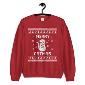 Cat Christmas Sweater: Cozy Cat Lady Holiday Gift