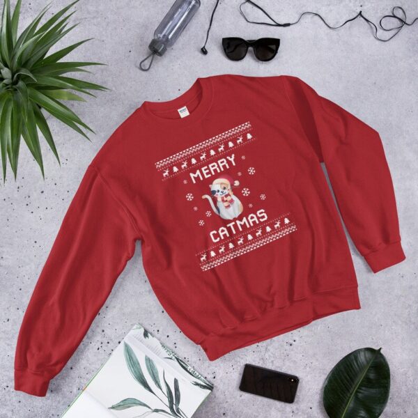 Cat Ugly Christmas Sweater: Cozy Cat Lady Xmas Gift - Image 4