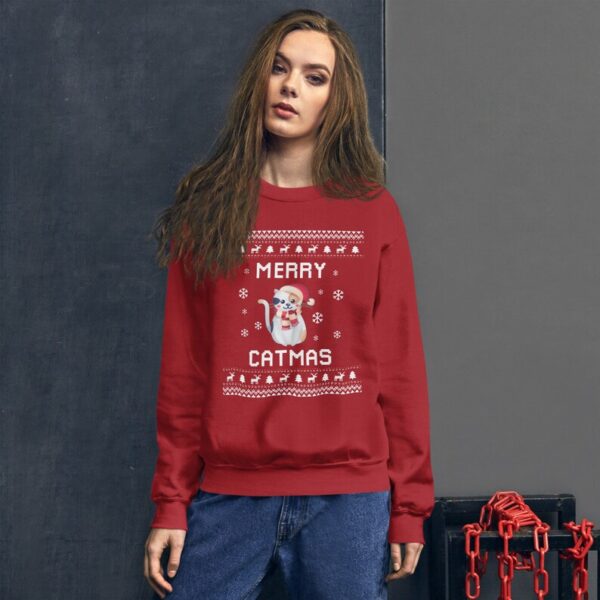 Cat Ugly Christmas Sweater: Cozy Cat Lady Xmas Gift - Image 6
