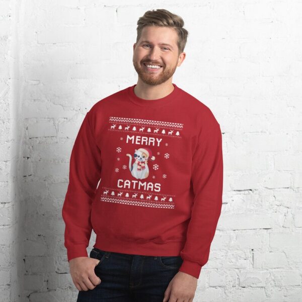 Cat Ugly Christmas Sweater: Cozy Cat Lady Xmas Gift - Image 2