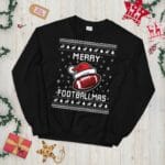 Football Ugly Christmas Sweater, Football Lover Xmas Sweatshirt, American Football Coach Christmas Gift, Holiday Gift for Football Lovers il_794xN.3411318922_6m11