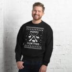 Hunting Ugly Christmas Sweater, Hunter Xmas Sweatshirt, Hunting Christmas Gift for Dad, Merry Huntmas Hunt, Hunting Holiday Gift for Husband il_794xN.3422429115_7zyy