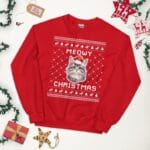 Maine Coon Cat Holiday Sweater, Maine Coon Ugly Xmas Sweatshirt, Maine Coon Christmas Gift, Maine Coon Jumper, Maine Coon Owner Holiday Gift