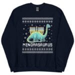 Menorasaurus Hanukkah Ugly Sweater, Dinosaur Menorah Sweatshirt, Dino Hanukkah Sweater, Hanukkah Gift for Dinosaur Lovers, Jewish Dinosaur il_794xN.4190883647_eq8e