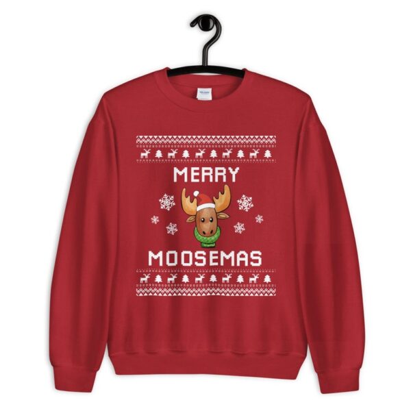 Moose Christmas Sweater - The Perfect Moose Ugly Xmas Sweatshirt and Moose Christmas Gift