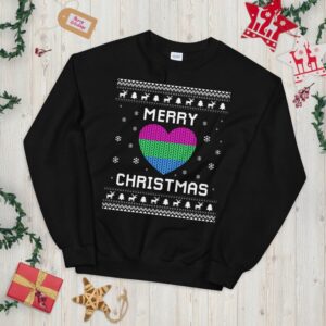 Polysexual Ugly Christmas Sweater: The Perfect Polysexual Pride Jumper Holiday Gift