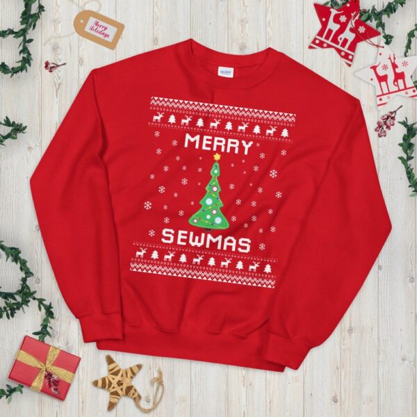 Sewing Ugly Christmas Sweater: The Perfect Sewing Lover Xmas Sweatshirt and Sewing Christmas Gift