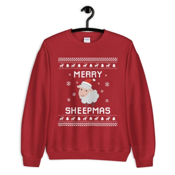 Sheep Christmas Sweater - Perfect Sheep Ugly Xmas Sweatshirt and Sheep Christmas Gift