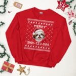 Shih Tzu Ugly Christmas Sweater, Shih Tzu Xmas Sweatshirt, Shih Tzu Christmas Gift, Merry Shih-Tzu-mas, Shih Tzu Jumper Gift Shih Tzu Ugly Christmas Sweater, Shih Tzu Xmas Sweatshirt, Shih Tzu Christmas Gift, Merry Shih-Tzu-mas, Shih Tzu Jumper Gift