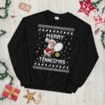 Tennis Ugly Christmas Sweater, Tennis Lover Xmas Sweatshirt, Tennis Coach Christmas Gift, Merry Tennismas, Holiday Gift for Tennis Lovers il_794xN.3414585396_s49h