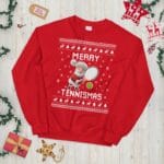 Tennis Ugly Christmas Sweater for Tennis Lovers Tennis Ugly Christmas Sweater for Tennis Lovers