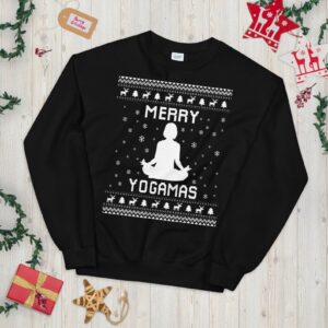 Yoga Ugly Christmas Sweater – Perfect Holiday Gift for Yoga Teachers and Yogis