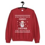 Cat Christmas Sweater: Cozy Cat Lady Holiday Gift Cat Ugly Christmas Sweater – Holidays Gift for Cat Lovers