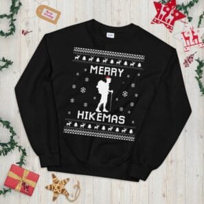 Hiking Ugly Christmas Sweater – Holidays Gift Idea for Hikers
