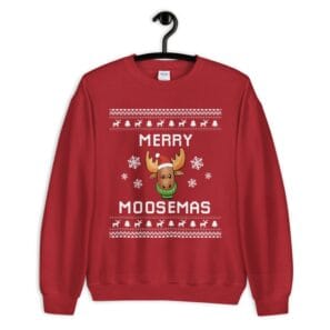Moose Ugly Christmas Sweater – Holidays Gift Idea for Moose Lovers