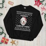 Old English Sheepdog Ugly Christmas Sweater