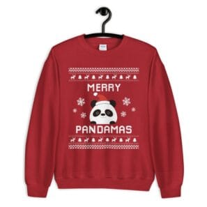 Panda Ugly Christmas Sweater – Funny Holiday Gift Idea for Panda Lovers & Families