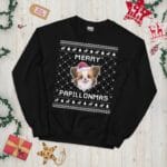 Papillon Dog Ugly Christmas Sweater – Funny Holiday Gift Idea for Papillon Owners