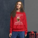 Rhodesian Ridgeback Ugly Christmas Sweater – Funny Holiday Gift Idea for Ridgeback Owners