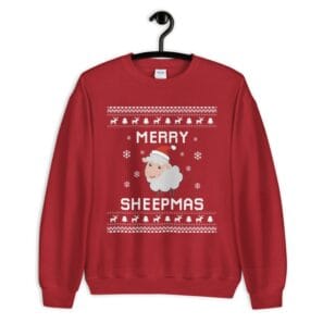Sheep Ugly Christmas Sweater – Funny Holiday Gift Idea for Sheep Lovers
