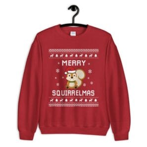 Squirrel Ugly Christmas Sweater – Holidays Gift Idea for Squirrel Lovers