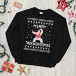 Taekwondo Ugly Christmas Sweater – Funny Holiday Gift Idea for Martial Artists