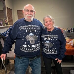 Happy Hanucat Cat Photo Ugly Sweater – Gift for Cat Owners photo review