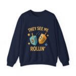 Dreidel Ugly Hanukkah Sweater – Funny Gift for Jewish Humor Lovers