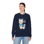 person 4 Happy Llamakah Sweater – Funny Hanukkah Gift for Jewish Llama Fans