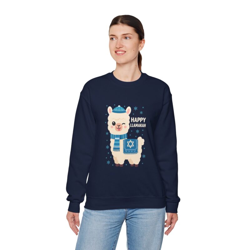 Happy Llamakah Sweater – Funny Hanukkah Gift for Jewish Llama Fans