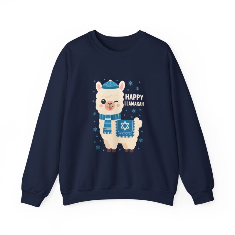 Happy Llamakah Sweater – Funny Hanukkah Gift for Jewish Llama Fans